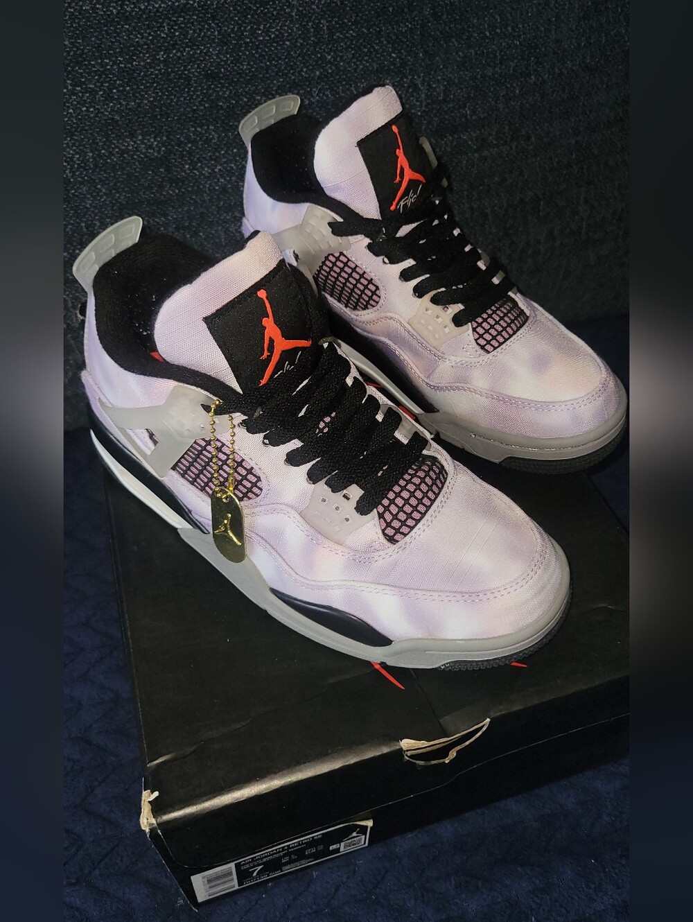 Nike Air Jordan Retro 4 Amethyst Wave Size 7